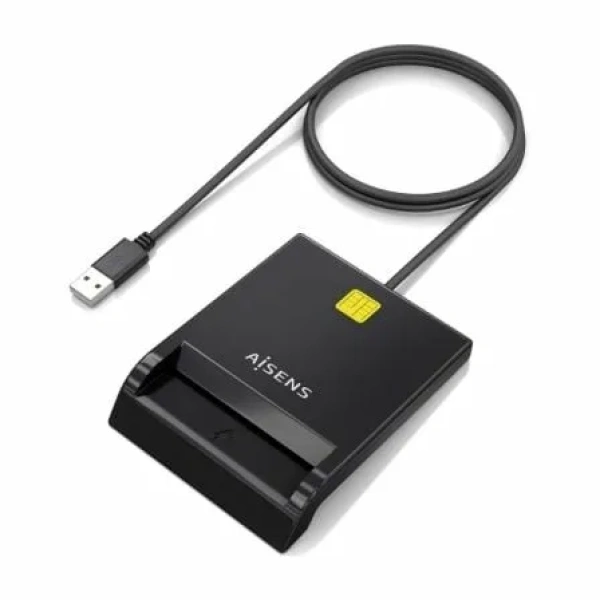 Lector de DNI y Tarjetas Aisens ASCR-SN06-BK/ Negro - Imagen 2