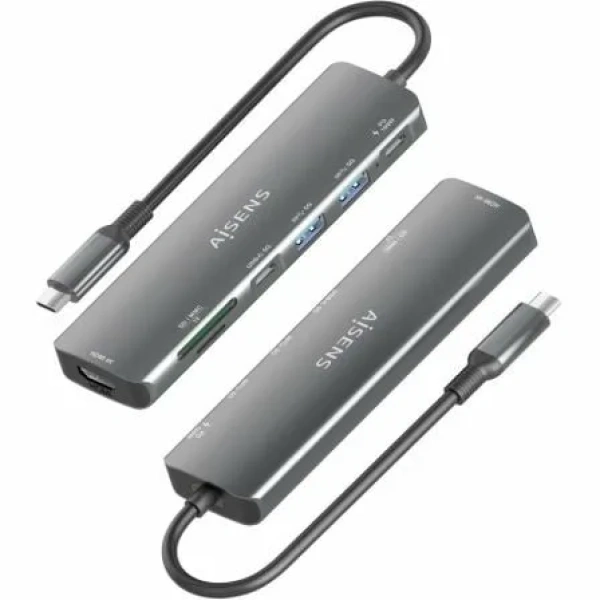 Docking USB Tipo-C Aisens ASUC-7P026-GR/ 1xHDMI/ 2xUSB/ 1xUSB Tipo-C / 1xUSB Tipo-C PD/ 1xLector Tarjetas/ Gris - Imagen 3