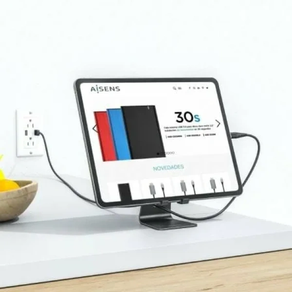 Soporte para Smartphone/Tablet Aisens MS1PM-084/ Negro - Imagen 3