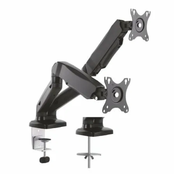 Soporte de Mesa con Contrapeso para 2 Monitores Aisens DT27TSR-045/ Giratorio/ Inclinable/ hasta 9kg - Imagen 2