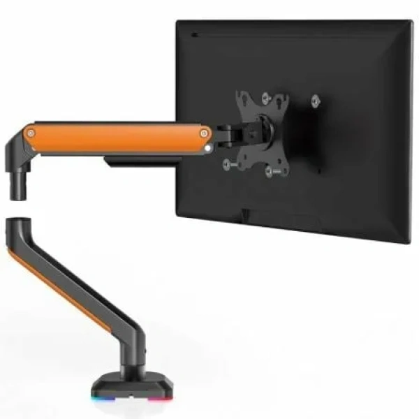 Soporte de Mesa Gaming con Contrapeso para Monitor y TV Aisens DT32TSR-249/ Giratorio/ Inclinable/ hasta 9kg/ con Iluminación RGB - Imagen 3