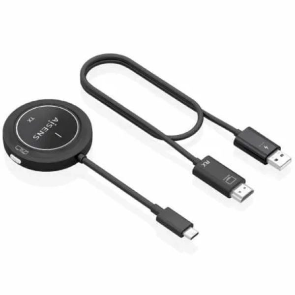Adaptador/Transmisor de vídeo inalámbrico USB Tipo-C - HDMI Aisens ASWL-H2KC30M003-BK - Imagen 2