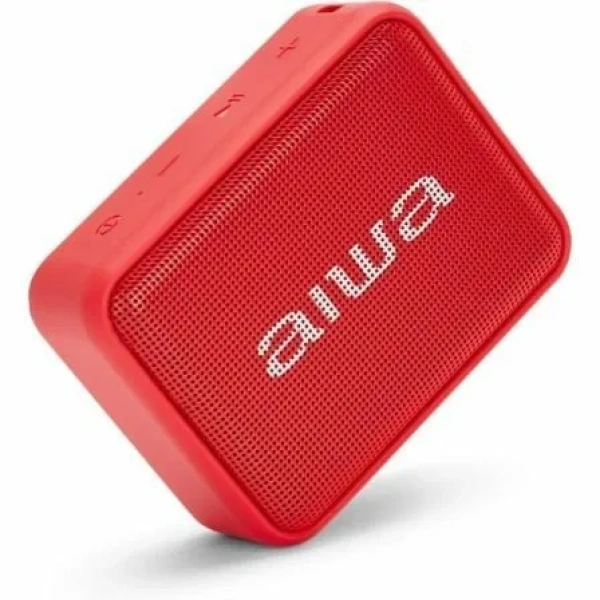 Altavoz con Bluetooth Aiwa BS-200RD/ 6W/ 1.0/ Rojo - Imagen 2