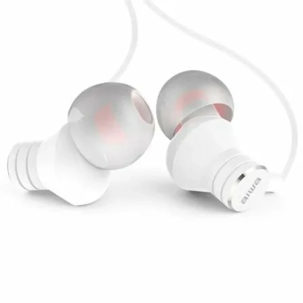 Auriculares Intrauditivos Aiwa ESTM-50WT/ con Micrófono/ Jack 3.5/ Blancos - Imagen 2