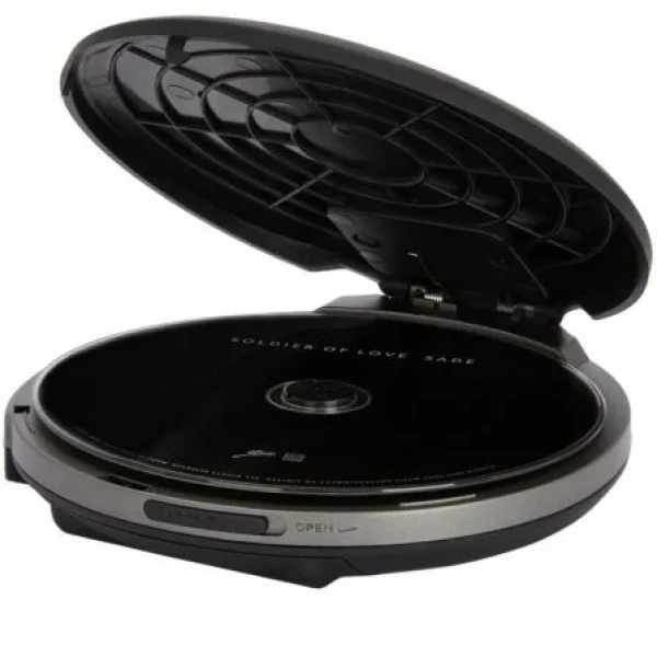 Reproductor de CD/CDR/MP3 Aiwa Walk PCD-810BK/ con Batería/ con Cable/ Negra y Gris - Imagen 2