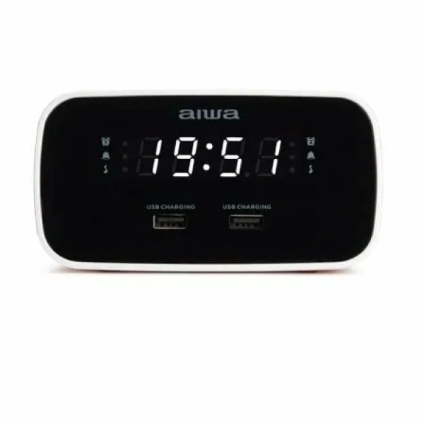 Despertador Aiwa CRU-19RD/ Radio FM/ Rojo - Imagen 2