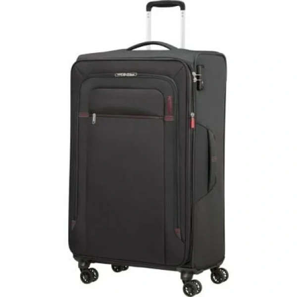 Maleta Mediana American Tourister Crosstrack Spinner Expansible 79cm/ 79x46.5x30.5cm/ 4 Ruedas/ Roja y Gris - Imagen 2