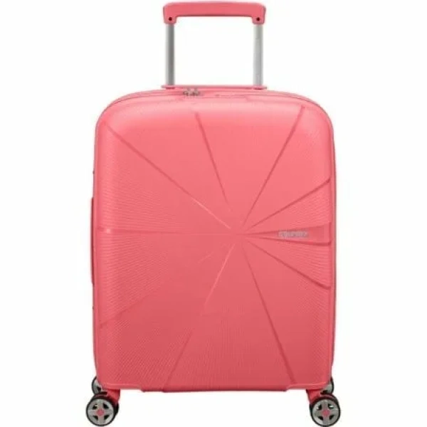 Maleta de Cabina American Tourister Starvibe Spinner 55cm/ 55x40x20cm/ 4 Ruedas/ Coral - Imagen 2