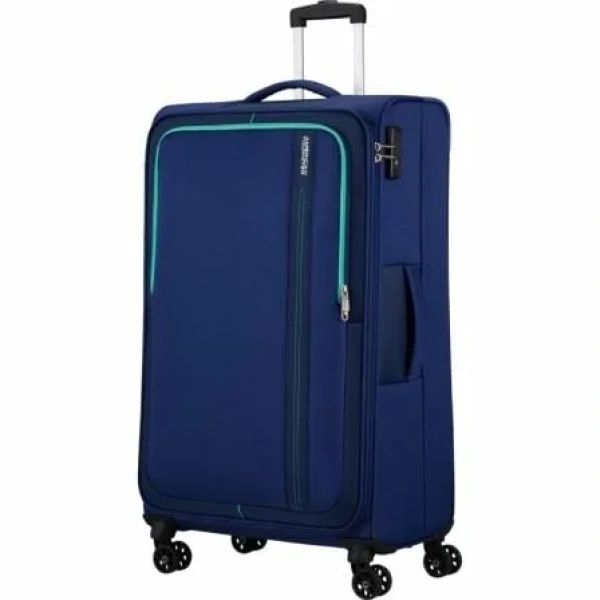 Maleta de Cabina American Tourister Sea Seeker Spinner 80cm/ 80x47.5x28.5cm/ 4 Ruedas/ Marino Combate - Imagen 2