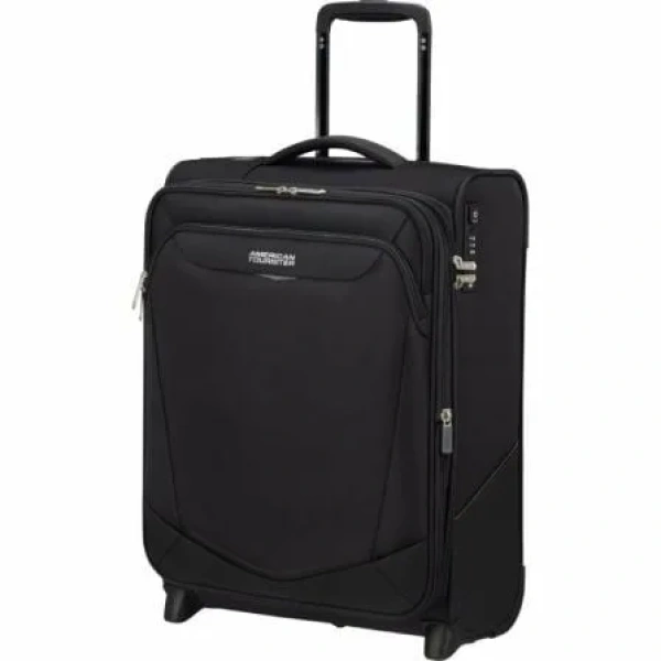 Maleta de Cabina American Tourister Upright SummerRide 55cm/ 55x40x20cm/ 2 Ruedas/ Negra - Imagen 2