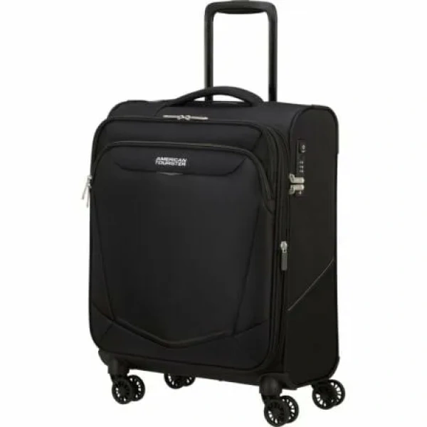 Maleta de Cabina American Tourister SummerRide Spinner 55cm/ 55x40x23cm/ 4 Ruedas/ Negra - Imagen 2