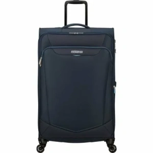 Maleta Grande American Tourister SummerRide Spinner 80cm/ 80x48x30cm/ 4 Ruedas/ Azul Marino