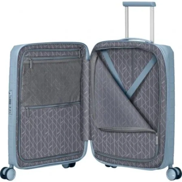 Maleta de Cabina American Tourister FastForward Spinner Expansible 55cm/ 55x40x23cm/ 4 Ruedas/ Azul - Imagen 3