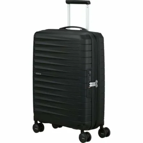 Maleta de Cabina American Tourister FastForward Spinner Expansible 55cm/ 55x40x23cm/ 4 Ruedas/ Negro - Imagen 2