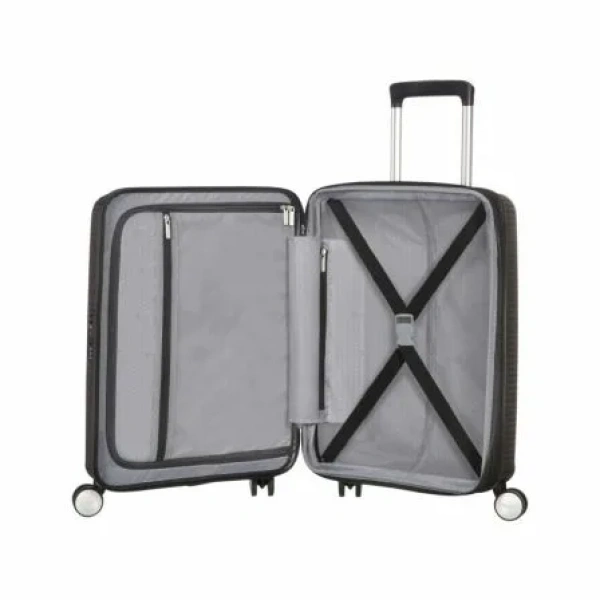 Maleta de Cabina American Tourister SoundBox Spinner 55cm/ 55x40x20cm/ 4 Ruedas/ Negra - Imagen 3