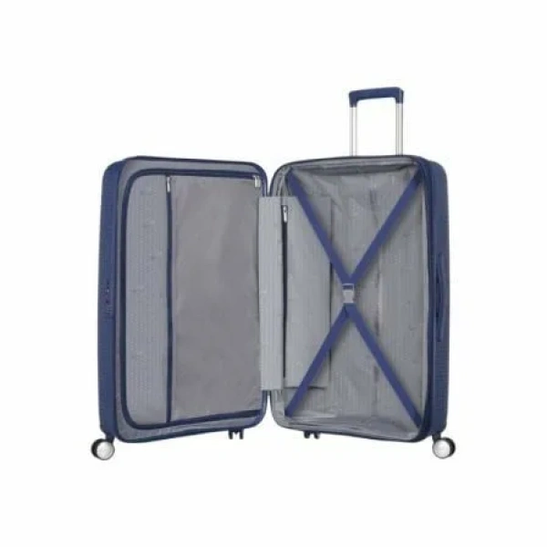 Maleta Grande American Tourister SoundBox Spinner 77cm/ 77x51.5x29.5cm/ 4 Ruedas/ Azul Marino - Imagen 2