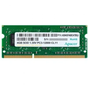 Memoria RAM Apacer 4GB/ DDR3L/ 1600MHz/ 1.35V/ SODIMM
