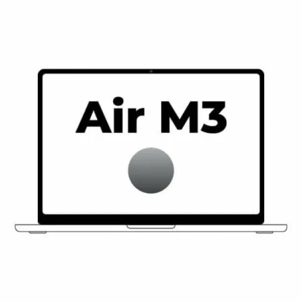 Apple Macbook Air 15,3"/ M3 8-Core CPU/ 16Gb/ 256Gb SSD/  10-Core GPU/ Gris Espacial