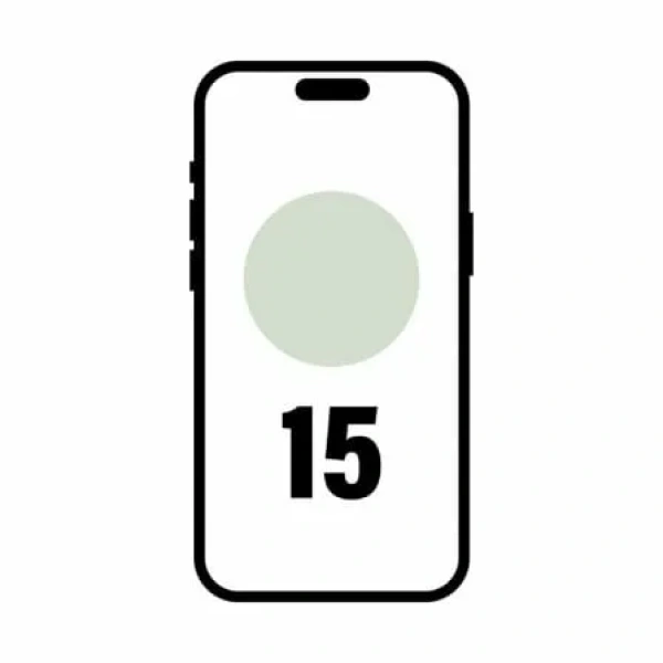 Smartphone Apple iPhone 15 256Gb/ 6.1"/ 5G/ Verde