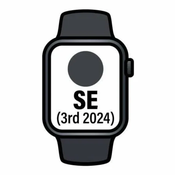 Apple Watch SE/ GPS/ Cellular/ 44mm/ Caja de Aluminio Medianoche/ Correa Deportiva Medianoche M/L