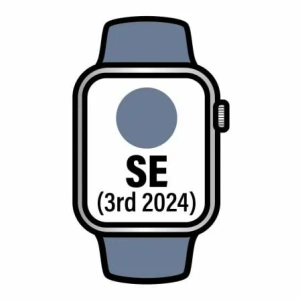 Apple Watch SE/ GPS/ Cellular/ 44mm/ Caja de Aluminio/ Correa Deportiva Azul Denim M/L