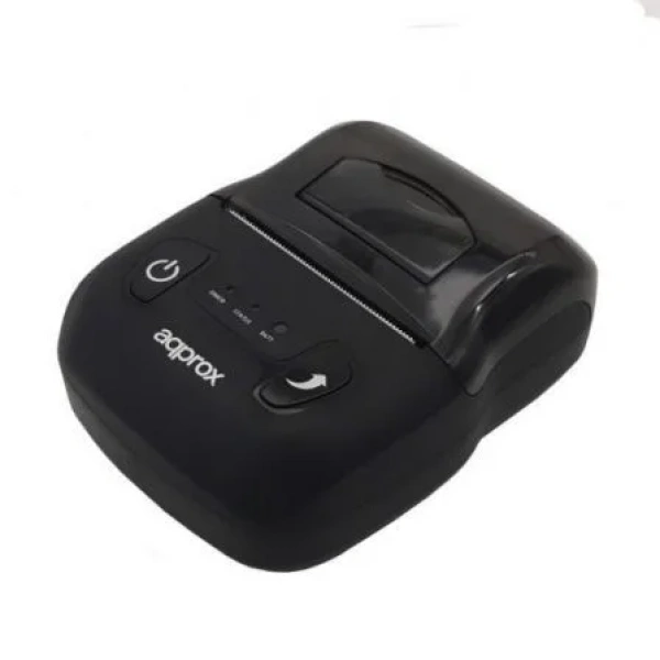 Impresora de Tickets Approx appPOS58PORTABLE+/ Térmica/ Ancho papel 58mm/ USB-Bluetooth/ Negra - Imagen 2