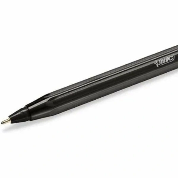 Caja de Bolígrafos de Tinta de Aceite Bic Cristal Exact Ultrafine 992603/ 20 unidades/ Negros - Imagen 2
