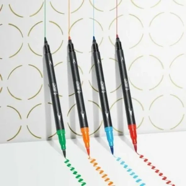 Rotuladores Punta Fina Bic Intensity Dual Tip 989694/ Colores Surtidos - Imagen 2