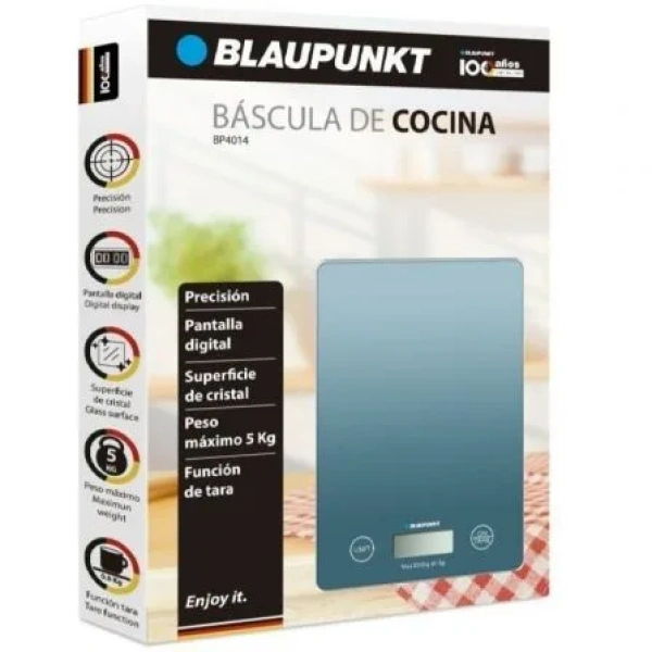 Báscula de Cocina Electrónica Blaupunkt BP4014/ hasta 5kg/ Azul - Imagen 2