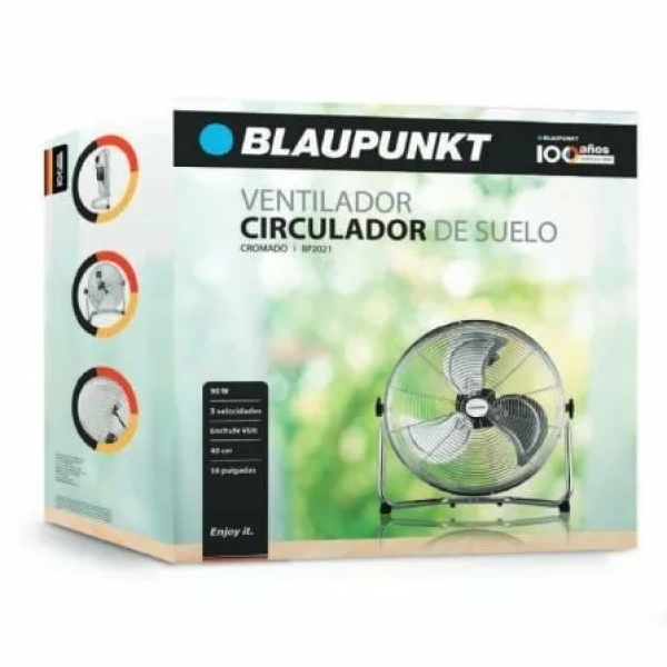 Ventilador de Suelo Blaupunkt Industrial BP2021/ 90W/ Aspas 40cm/ 3 velocidades - Imagen 2