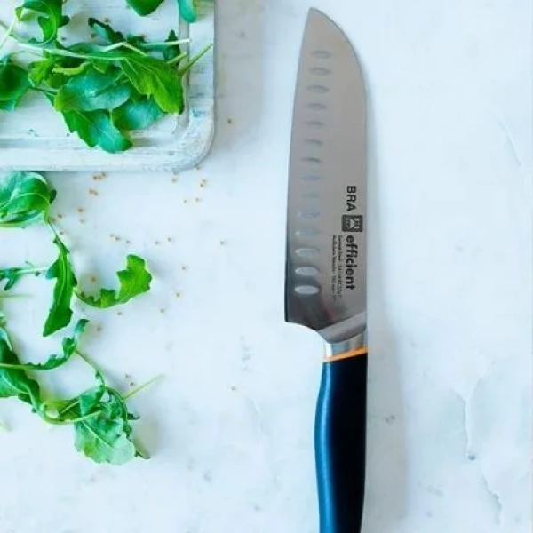 Cuchillo Santoku Bra Efficient A198003/ Hoja 130mm/ Acero inoxidable - Imagen 3