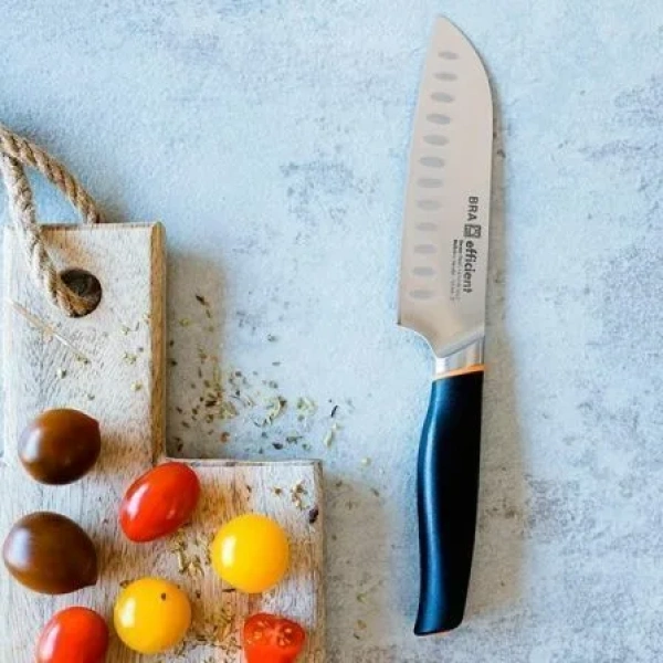 Cuchillo Santoku Bra Efficient A198004/ Hoja 180mm/ Acero inoxidable - Imagen 2