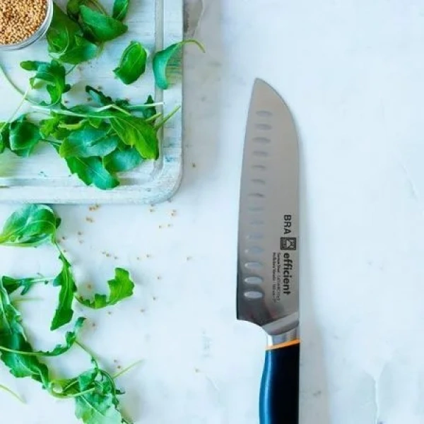 Cuchillo Santoku Bra Efficient A198004/ Hoja 180mm/ Acero inoxidable - Imagen 3