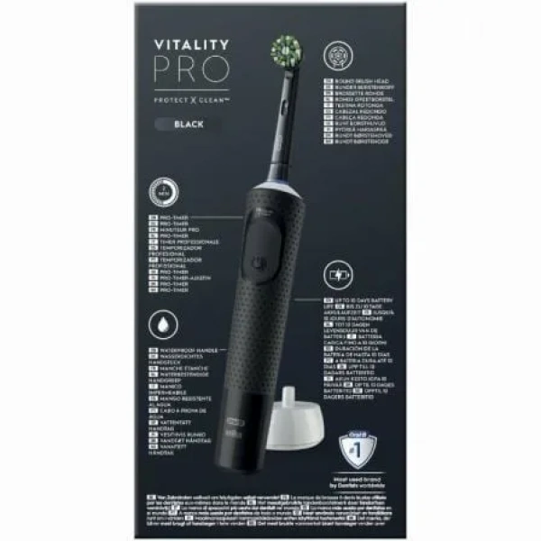Cepillo Dental Braun Oral-B Vitality Pro/ Negro - Imagen 3