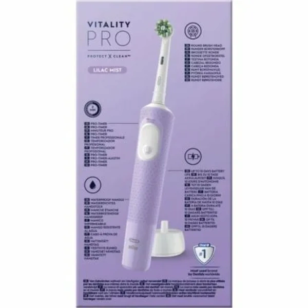 Cepillo Dental Braun Oral-B Vitality Pro/ Purpura - Imagen 2