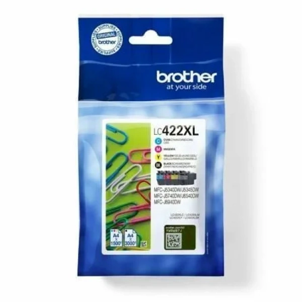 Cartucho de Tinta Original Brother LC-422XL Alta Capacidad Multipack/ Cian/ Magenta/ Amarillo/ Negro - Imagen 2