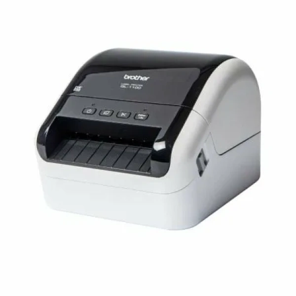 Impresora de Etiquetas Brother QL-1100C/ Térmica/ Ancho etiqueta 103mm/ USB/ Blanca y Negra - Imagen 2
