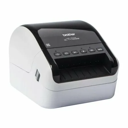 Impresora de Etiquetas Brother QL-1110NWBC/ Térmica/ Ancho etiqueta 103mm/ USB-WIFI-Bluetooth-Ethernet/ Blanca y Negra - Imagen 3
