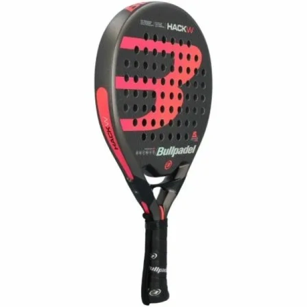 Pala de Pádel Bullpadel Hack W 2019 (Ale Salazar)/ Roja y Negra - Imagen 3