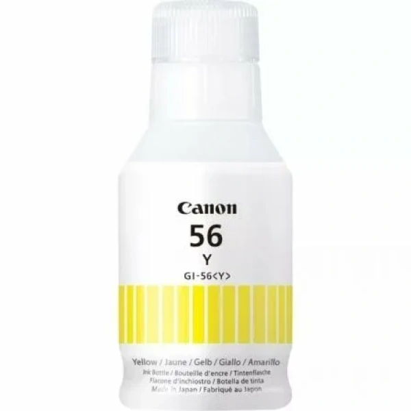 Botella de Tinta Original Canon GI-56/ Amarilla