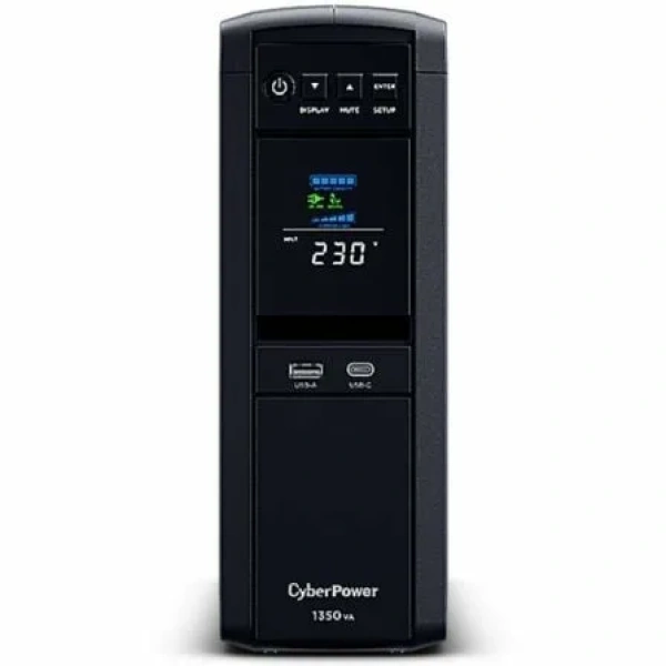 SAI Línea Interactiva Cyberpower CP1350EPFCLCD/ 1350VA-810W/ 6 Salidas/ Formato Torre - Imagen 2