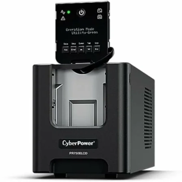 SAI Línea Interactiva Cyberpower PR750ELCD/ 750VA-675W/ 6 Salidas/ Formato Torre - Imagen 3