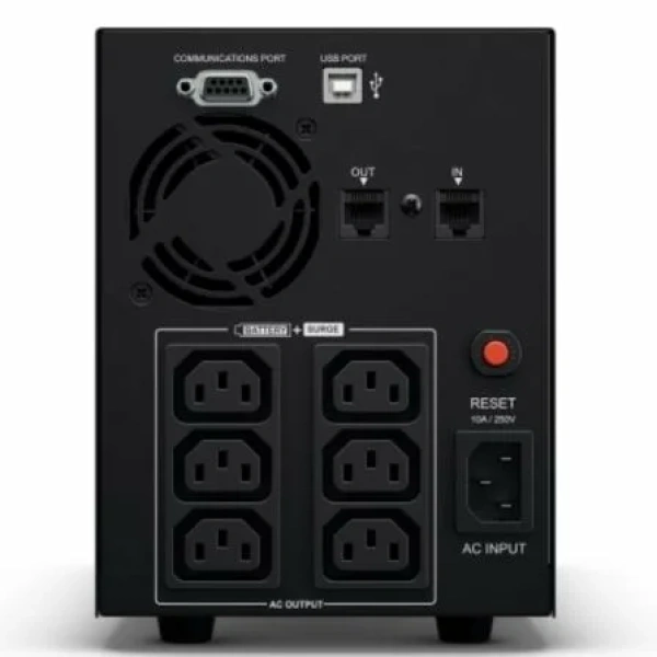SAI Línea Interactiva Cyberpower VALUE2200EILCD/ 2200VA-1320W/ 6 Salidas/ Formato Torre - Imagen 3