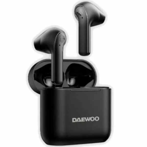 Auriculares Bluetooth Daewoo DW2020 con estuche de carga/ Autonomía 5h/ Negros - Imagen 2