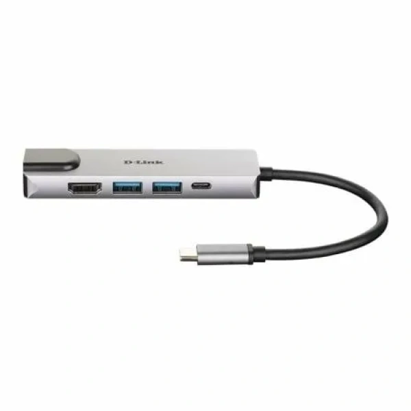 Docking USB Tipo-C D-Link DUB-M520/ 2xUSB/ 1xUSB Tipo-C/ 1xHDMI/ 1xRJ45/ 1xThunderbolt/ Gris - Imagen 2