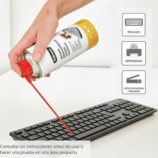Spray de Aire a Presión Fellowes 9974804/ Capacidad 200ml - Imagen 2