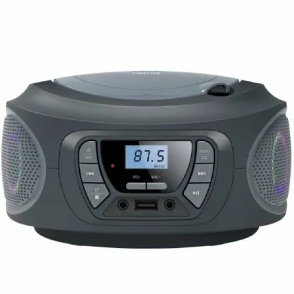Radio CD Fonestar BOOM-ONE-G/ 13W/ con Cable/ a Pilas/ Gris - Imagen 2