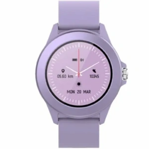 Smartwatch Forever Colorum CW-300/ Notificaciones/ Frecuencia Cardíaca/ Purpura