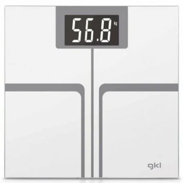 Báscula de Baño GKL Fitmax White/ Hasta 200kg