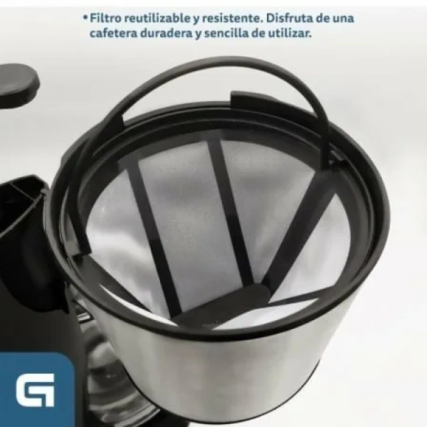 Cafetera de Goteo Grunkel Caf-B Aroma/ 12 Tazas/ Blanca - Imagen 2